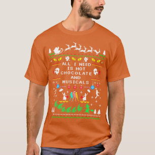 Camiseta Chocolate quente e produtos musicais 1