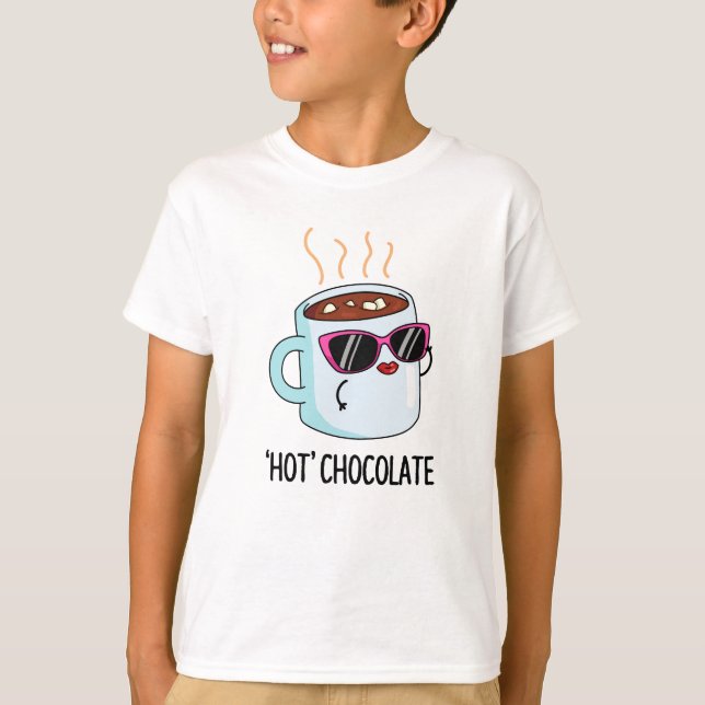 Camiseta Chocolate Quente Engraçado Bebida Arma (Frente)