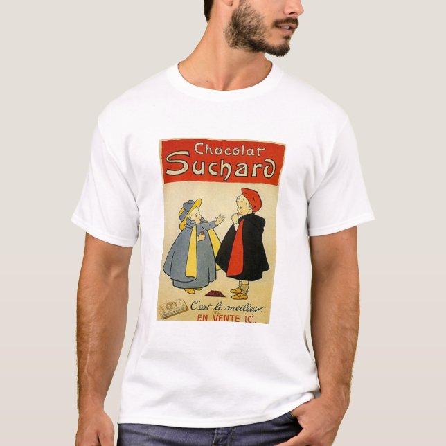 Camiseta Chocolate Suchard 2 Vintage Ad (Frente)
