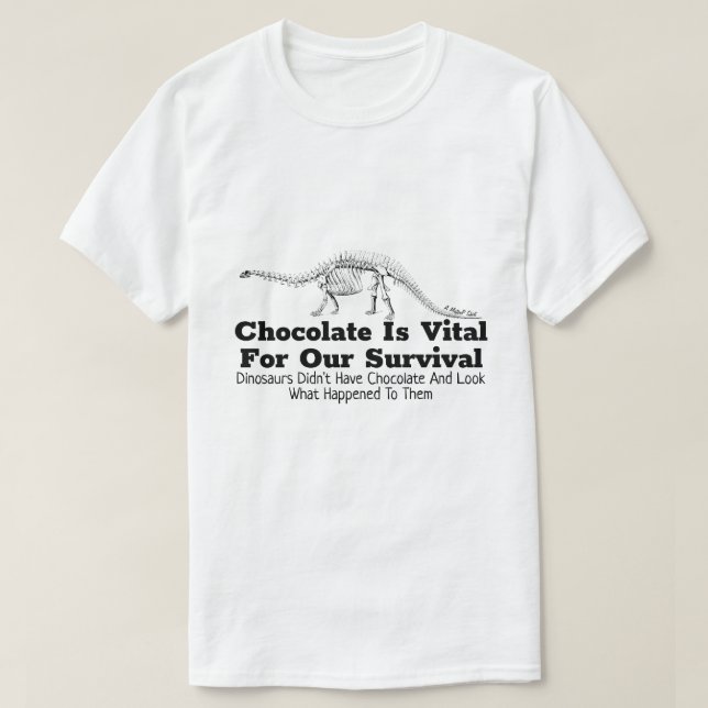 Camiseta Chocolate - Um MisterP Shirt (Frente do Design)