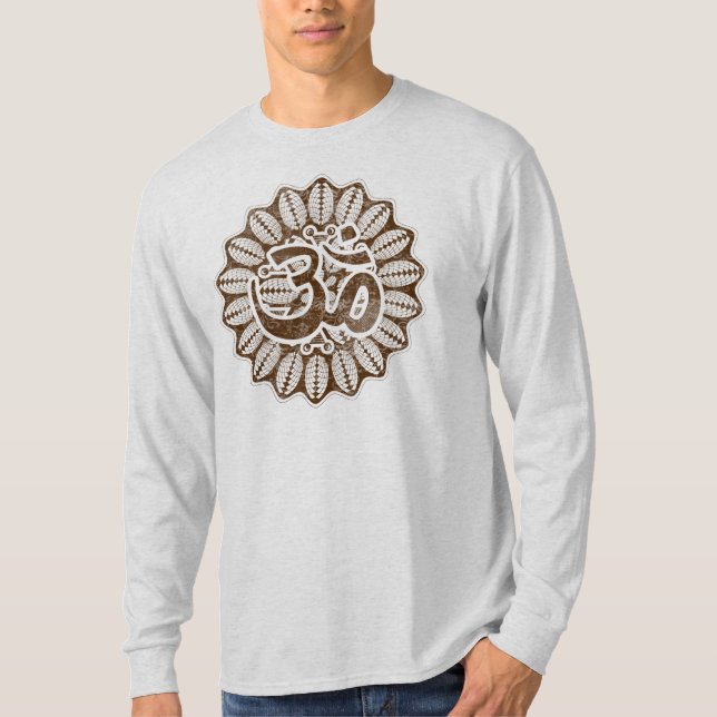 Camiseta Chocolate Vintage Om (Frente)