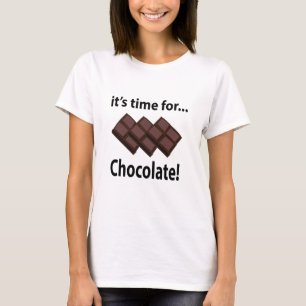 Camiseta Chocolatier Chocolate Está na hora do Chocolate