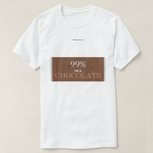 CAMISETA CHOCOLATO DE LEITE A 99%