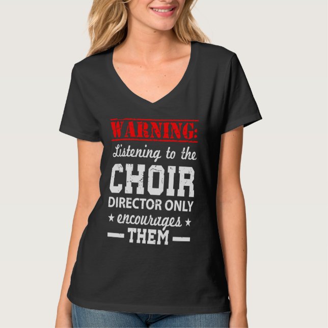 Camiseta Choir Humor Director (Frente)