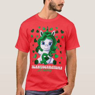 Camiseta Cholangiocarcinoma Awareness Month Green Ribbon Un