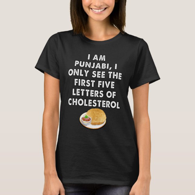 Camiseta chole batture lover foodie indian street food punj (Frente)