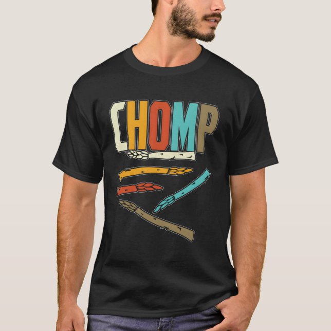 Camiseta Chomp Asparagus Vegans (Frente)