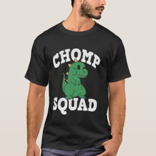 Camiseta Chomp Squad Dinosaur Dino Birthday
