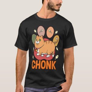 Camiseta Chonk Ca Chonky Boy Garotas Garotos Gatos Gordos M