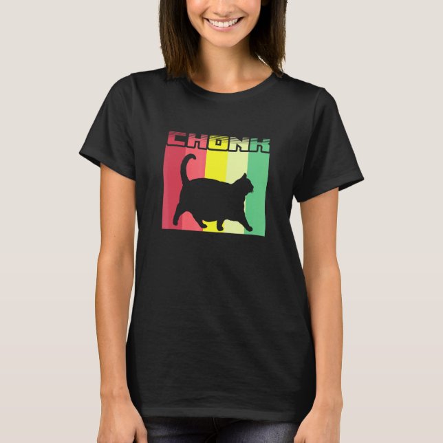 Camiseta Chonk Cat Dank Memory (Frente)