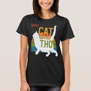 Camiseta Chonk Cat Meme Sobre Dat Chonky 70s Vintage Su