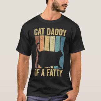 Camiseta Chonk Meme Cat Pai De Gato De Uma Vintagem Retroat