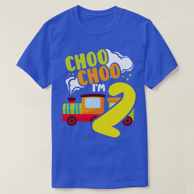 Camiseta Choo Choo Im 2 Cute Train Lover segundo (Frente do Design)