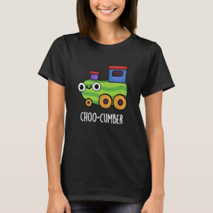 Camiseta Choo-cumber Engraçado Pepino Pun Dark BG