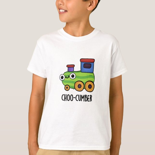 Camiseta Choo-cumber Engraçado Pun (Frente)