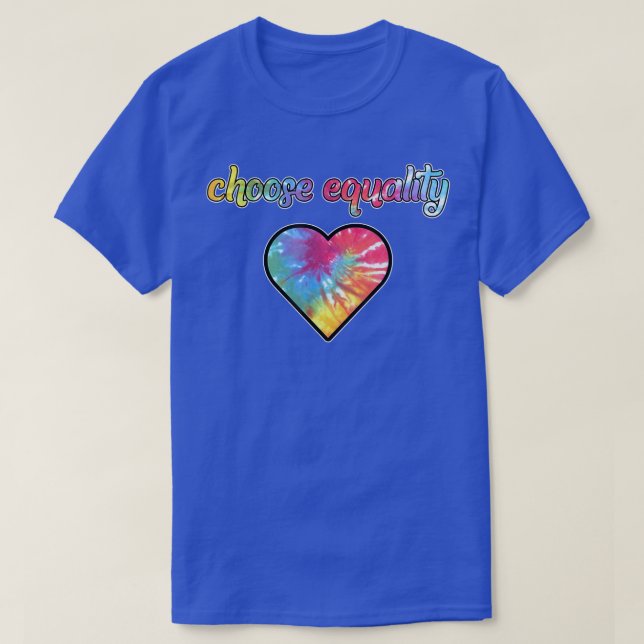 Camiseta Choose Equality Gay LGBTQ Pride Month Supporter Gr (Frente do Design)