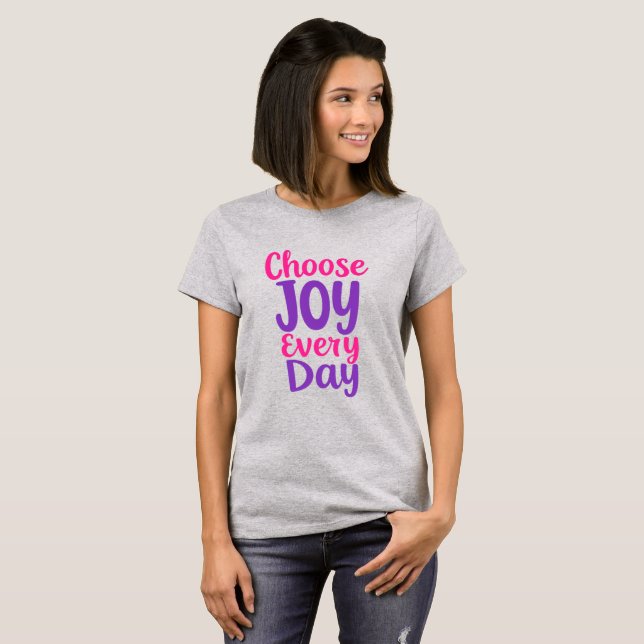 Camiseta Choose Joy Everyday (Frente Completa)