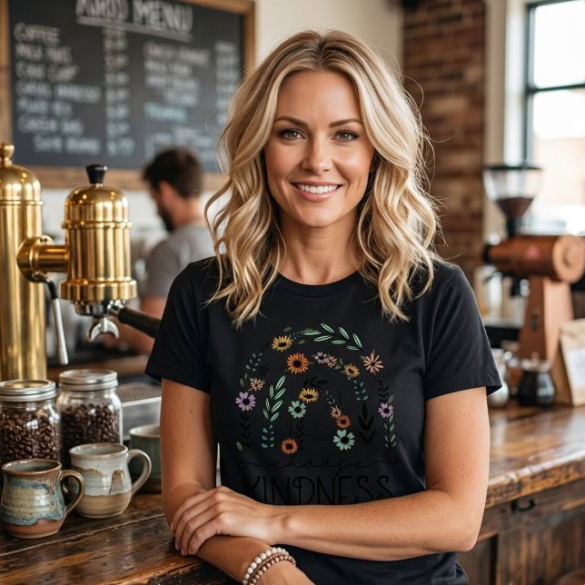 Camiseta Choose kindness Tri-Blend shirt (Criador carregado)