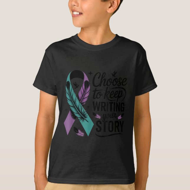 Camiseta Choose To Keep Writing Your Story Insrational Quot (Frente)