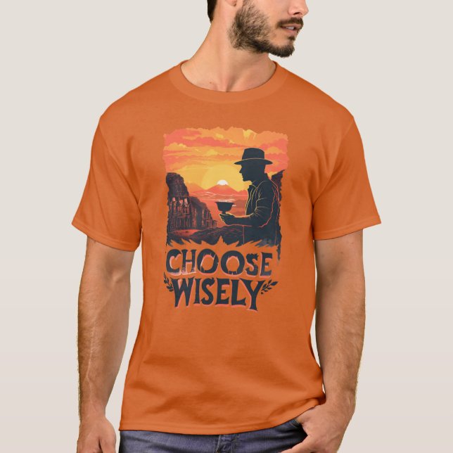 Camiseta Choose Wisely Sunset (Frente)