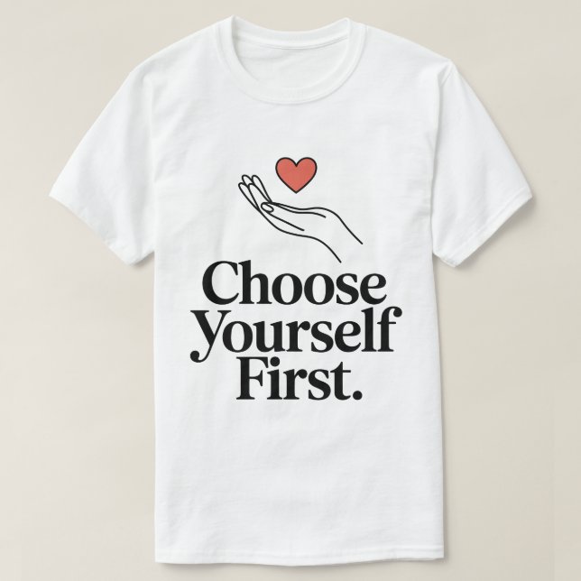 Camiseta Choose yourself first love tee (Frente do Design)