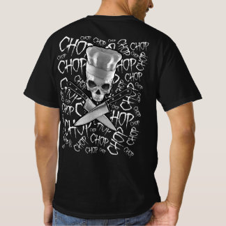 Camiseta Chop Chop Chop Engraçado Maneiro Caveira