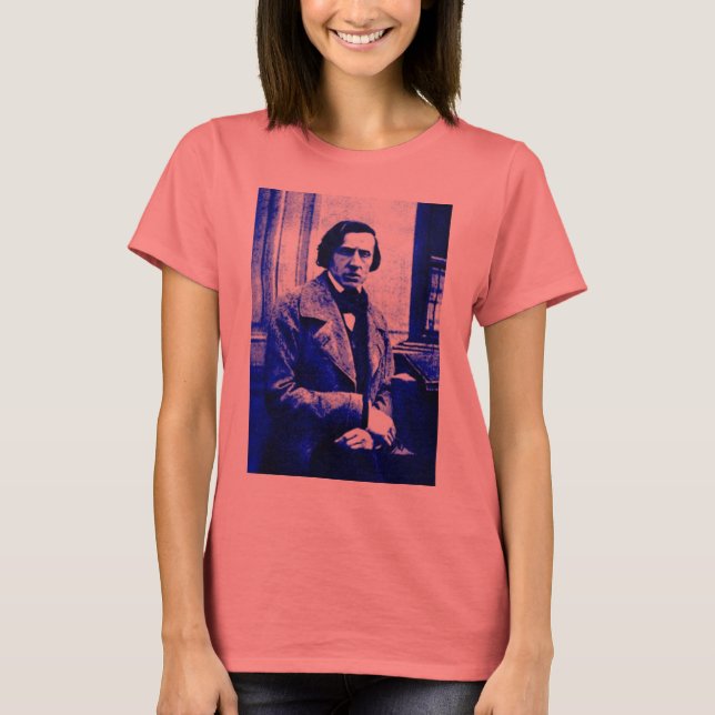 Camiseta Chopin Azul (Frente)