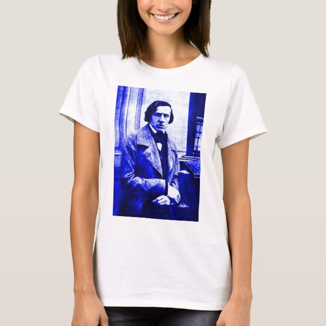 Camiseta Chopin Azul (Frente)