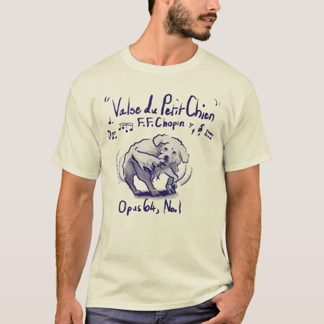Camiseta Chopin Minute Waltz Crew neck (Frente)