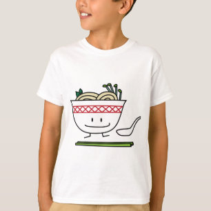 Camiseta Chopsticks da colher de sopa de Vietnam da bacia