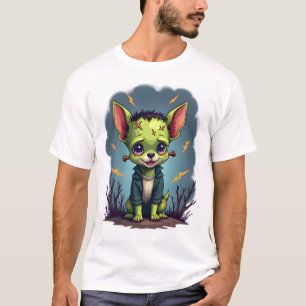 Camiseta Choque de Chihuahua Frankenstein