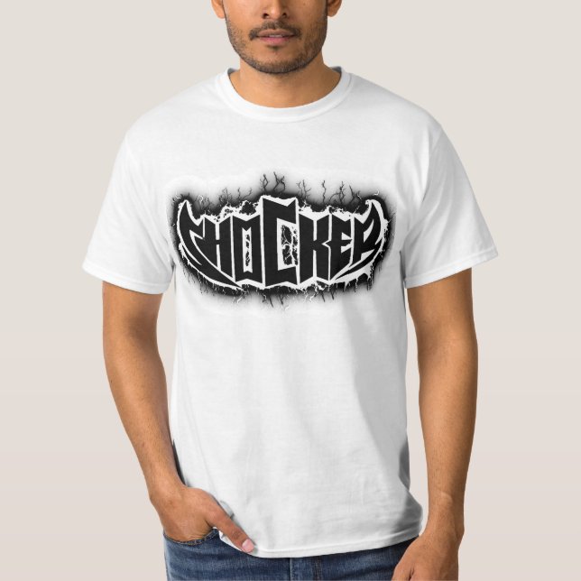 Camiseta Choque preto e branco (Frente)
