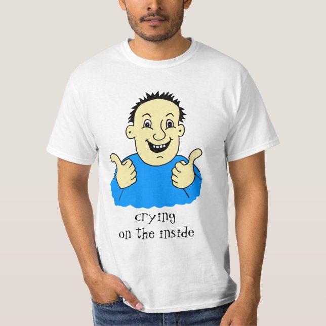 Camiseta Chorando no Dentro Happy Man (Frente)
