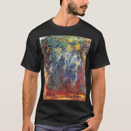 Camiseta Chorando Willow em Giverny (por Claude Monet)