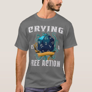 Camiseta Chorar É Uma Ação Gratuita Vídeo Divertido de Fant