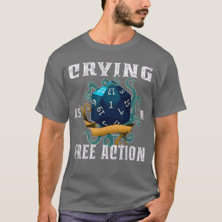 Camiseta Chorar É Uma Ação Gratuita Vídeo Divertido de Fant