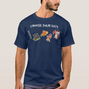 Camiseta Chose Your Fate Antisocial Homebody Gaming Anime P
