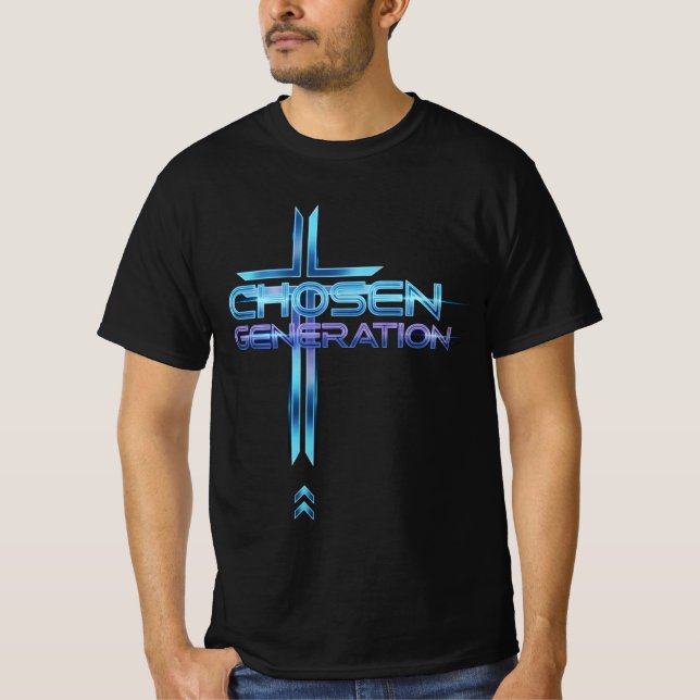 Camiseta  Chosen Generation Christian Men’s T-Shirt  (Frente)