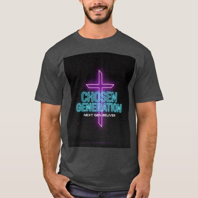 Camiseta  Chosen Generation Christian Men’s T-Shirt (Frente)