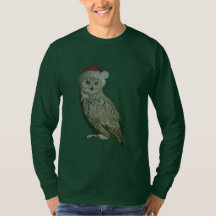 Chouette de Noël réaliste avec effet tricot unique