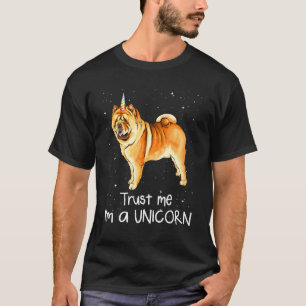 Camiseta Chow Chow Acredita Em Mim Como Um Cão Unicórnio