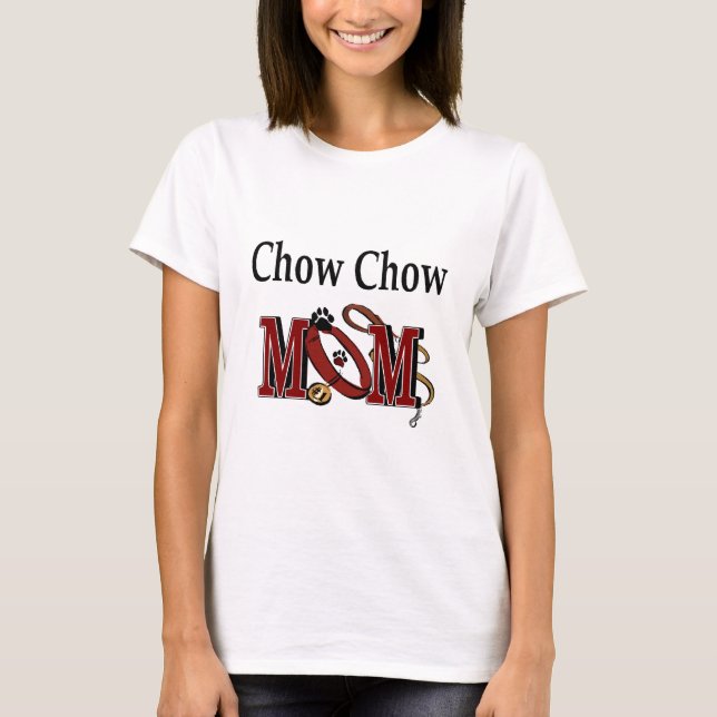 Camiseta Chow Chow Dog Mamãe Dons (Frente)