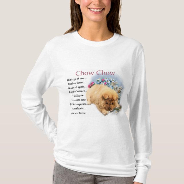 Camiseta Chow Chow Heritage of Love Puppy (Frente)