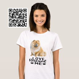 Camiseta Chow Chow Love Me Resgatou