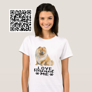 Camiseta Chow Chow Love Me Resgatou
