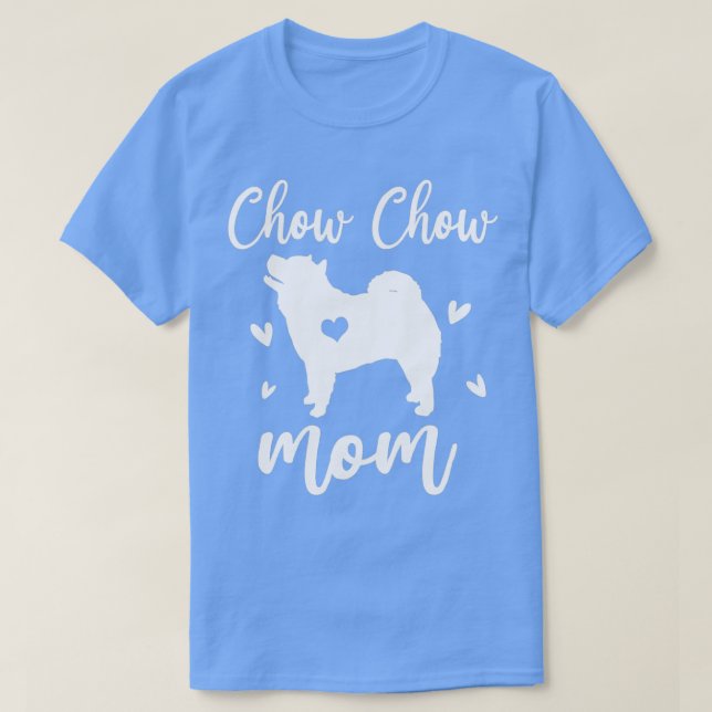 Camiseta Chow Chow Mãe Dia de as mães Cães Amantes (Frente do Design)