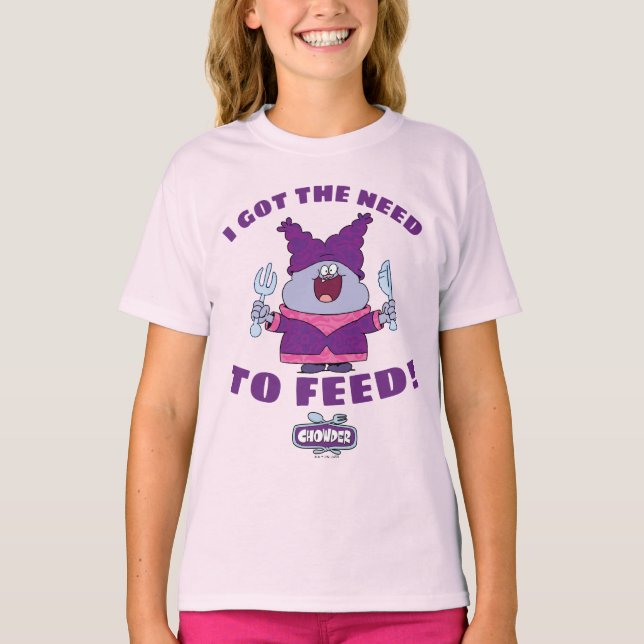Camiseta Chowder com garfo e faca (Frente)