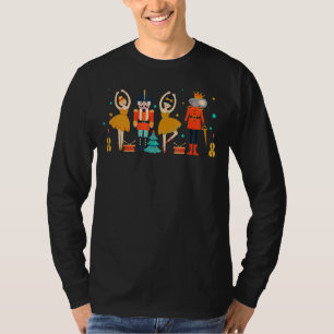 Camiseta Chri da Família de Dança de Balé Quadrado Nutcrack