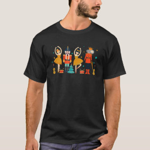 Camiseta Chri da Família de Dança de Balé Quadrado Nutcrack