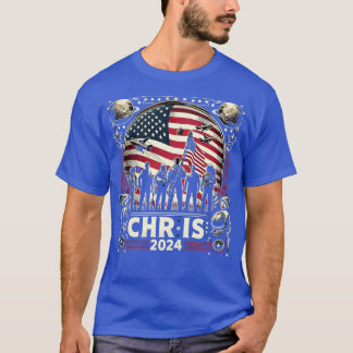Camiseta Chris 2024 Chris Personalizado Primeiro Nome Para